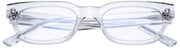 Okulary do czytania MessyWeekend Jenner Blue Light - przezroczyste