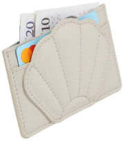 Etui na karty Stackers Shell - Krem owsiany