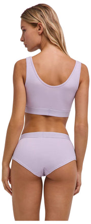Dwupak biustonosza z gorsetem Falke Daily Comfort – różowo-różowy/fioletowy
