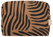 Kosmetyczka Hindbag Leon - Zebra Cynamonowy Brąz