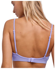 Bezszwowy biustonosz z gorsetem Falke Daily - Lavendust Lilac