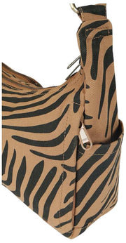 Torba na ramię Hindbag Emile z wieloma kieszeniami - Cinnamon Tiger Brown
