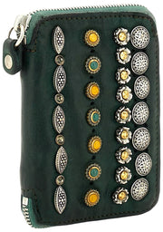Torebka Campomaggi Forte Dei Marmi Rhinestone - Zielona butelka