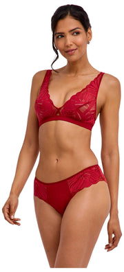 Trójkątny biustonosz Falke Delicate Touch - Ventimiglia Red