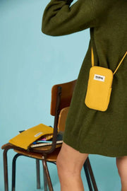 Torba na telefon Hindbag Bill - szafranowo-żółta