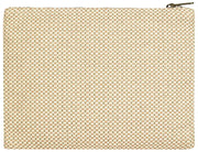 Torebka na ramię Ema Woven Medium Zapinana na zamek - Nude Beige