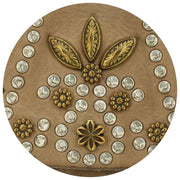Torba na telefon Campomaggi Siena Stud - Ice Beige
