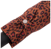 Roka Waterloo Parasolka z nylonu pochodzącego z recyklingu – Mini Leopard Brown