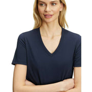 falke-pima-jersey-v-neck-t-shirt---space-blue-34331673