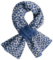 Przytulny szalik Powder Agatha - Denim Mix Blue