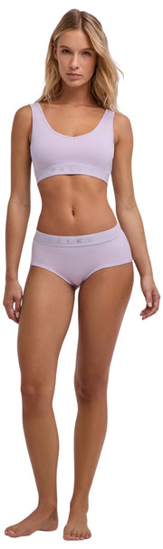 Dwupak hipsterskich fig Falke Daily Comfort - różowo-różowy/fioletowy