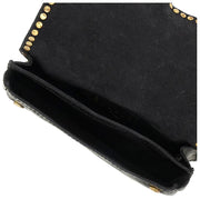 Torba na ramię Campomaggi Gloria Pochette Stud - czarna