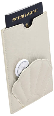 Opaska na paszport Stackers Shell – krem owsiany