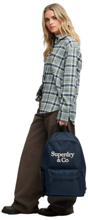 Plecak Superdry & Co Company Logo – Eclipse granatowy/biały