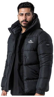 Helvetica Mountain Pioneers Kurtka parka z kapturem Barnes - czarna