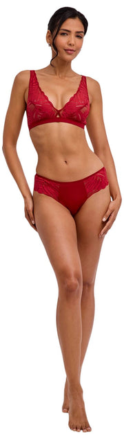 Trójkątny biustonosz Falke Delicate Touch - Ventimiglia Red