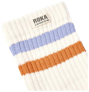 Skarpety Roka Windsor Stripe Crew - Thistle/Spalona Pomarańcza