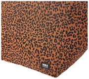 Roka Marylebone Duża torba z bawełnianego płótna, oversize - Mini Leopard Brown