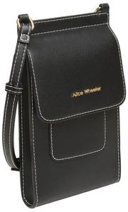 Torba na telefon Alice Wheeler London Sloane - czarna