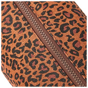 Roka Mayfair Mała kosmetyczka z bawełnianego płótna - Mini Leopard Brown