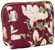 Aksamitna kosmetyczka Elie Beaumont Serendipity - burgundowa magnolia