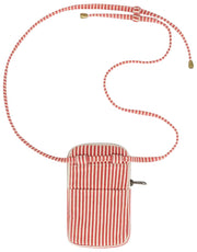 Torba na telefon typu Hindbag Bill - czerwone paski