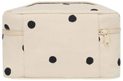 Hindbag Gaspard Vanity Bag - złamana biel w kropki