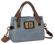 Zede Pont des Arts xs Cross Body Bag - Blue Grey