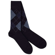 Zestaw 3 par skarpet London Sock Company Balmoral Argyle - czerwony/zielony/niebieski