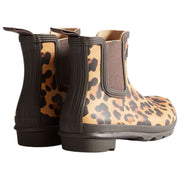 Buty Hunter Original Leopard Chelsea - beżowy/czekoladowy brąz