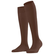 Podkolanówki Falke Cotton Touch - brąz cappuccino