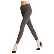 Bezszwowe legginsy modelujące Falke – karbonowo-szare