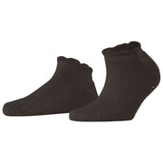 Skarpetki Falke Soft Elegance w pantofle - Ciemnobrązowy