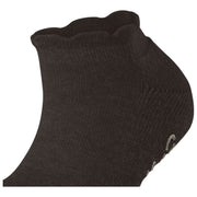 Skarpetki Falke Soft Elegance w pantofle - Ciemnobrązowy