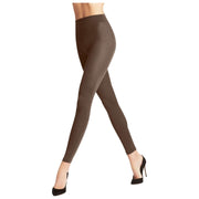 Legginsy Falke Softmerino - brąz cappuccino