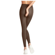 Legginsy Falke Softmerino - brąz cappuccino