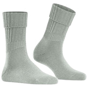 Skarpetki Falke Striggings Rib Boot - srebrnoszare