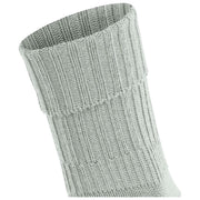 Skarpetki Falke Striggings Rib Boot - srebrnoszare