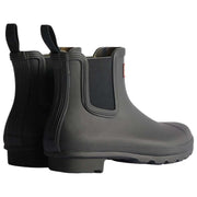 Buty Chelsea Hunter Original z podszewką w szkocką kratę - czarne