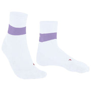 Falke RU Kompresyjne stabilizujące skarpety do biegania - Woolwhite/Lilac