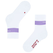 Falke RU Kompresyjne stabilizujące skarpety do biegania - Woolwhite/Lilac