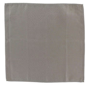 Michelsons of London Textured Geo Silk Tie and Pocket Square Set - Taupe