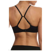 Bezszwowy biustonosz T-shirt Natori EverFit - czarny