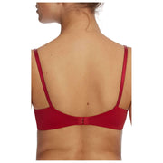 Koronkowy biustonosz balkonetka Skarlett Blue Entice – Lipstick Red/Nylon Tan