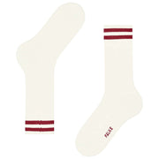 Skarpety Falke Dynamic Wool - Off White/Czerwony