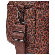 Roka Gatwick Średnia torba marynarska z płótna pochodzącego z recyklingu - Mini Leopard Brown