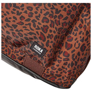 Roka Gatwick Średnia torba marynarska z płótna pochodzącego z recyklingu - Mini Leopard Brown