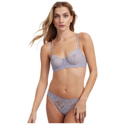 Koronkowy biustonosz balkonetka Skarlett Entice Blue - Lavender Dusk