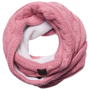 Superdry & Co Tweed Cable Snood - Vintage Smoke Pink