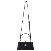 Torebka Vivienne Westwood Doll XL z ramą - czarna